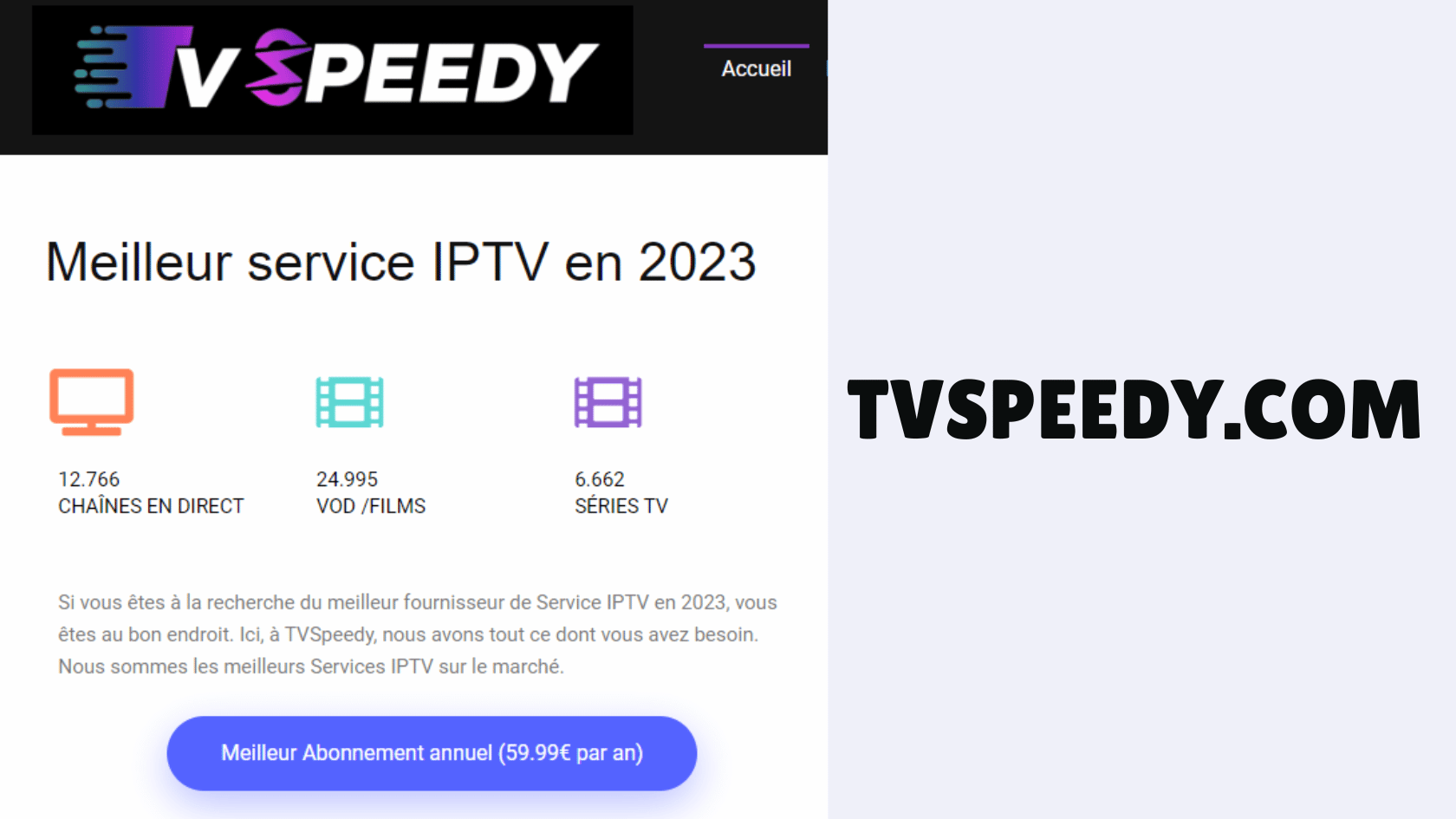 Tvspeedy meilleur abonnement iptv pour flix iptv