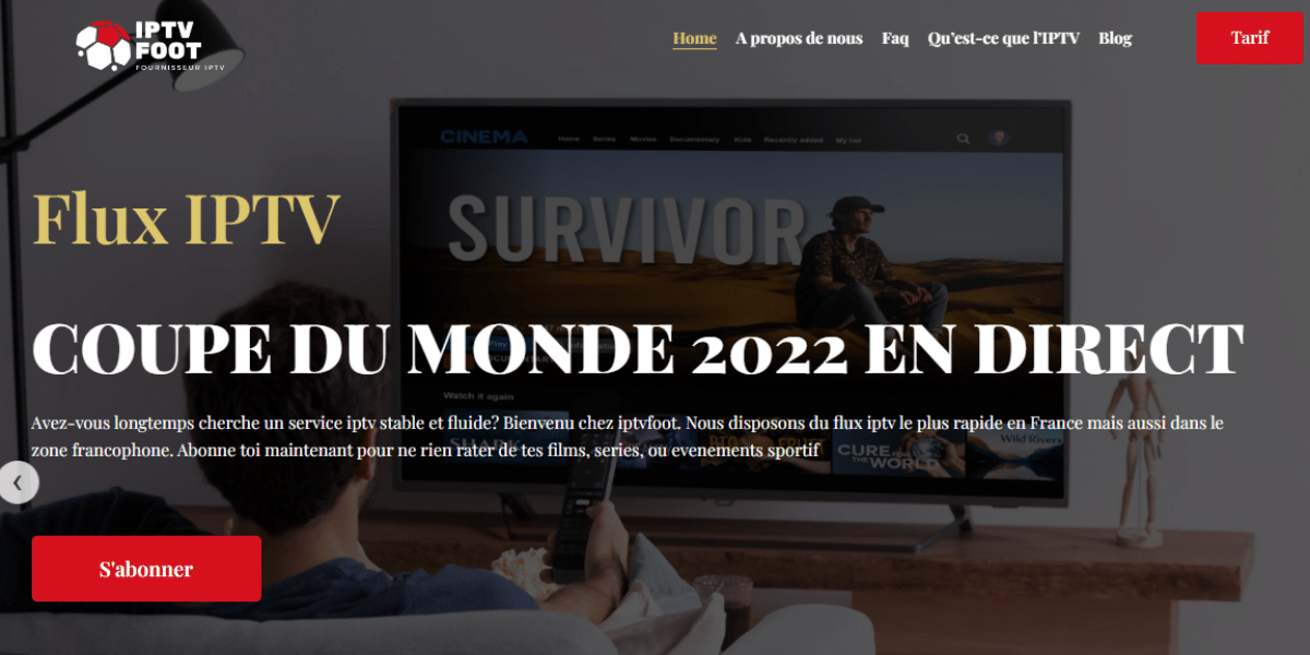 IPTVFOOT Meilleur abonnement IPTV pour smarters pro